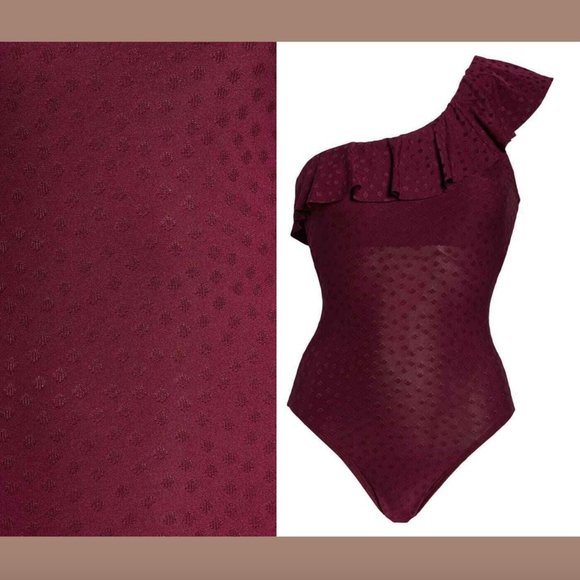 NEW! $158 Robin Piconne Julianna One-Shoulder One-Piece‎ Swimsuit [ SZ 8 ] #3938 - Picture 2 of 12